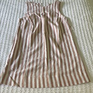 Old Navy Brown and Cream Striped Top